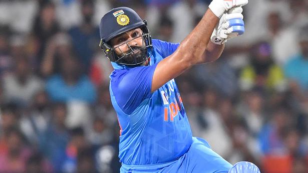 Rohit’s blitzkrieg complements Axar’s spell as India pulls level