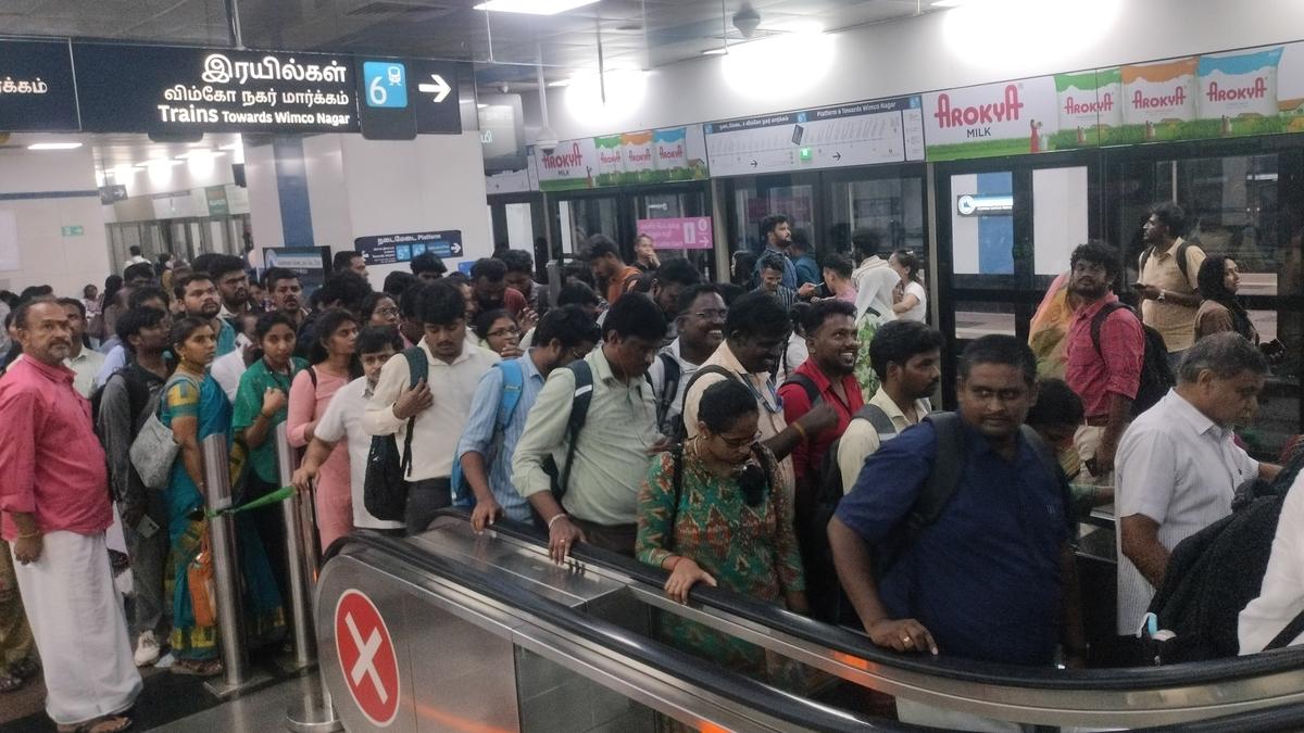 Chennai Metro Rail to step up measures for better crowd management in future