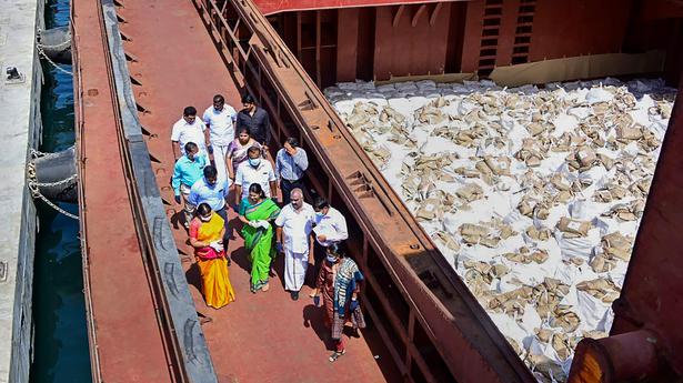 Tamil Nadu sends ₹74 crore worth rice, medicines to Sri Lanka