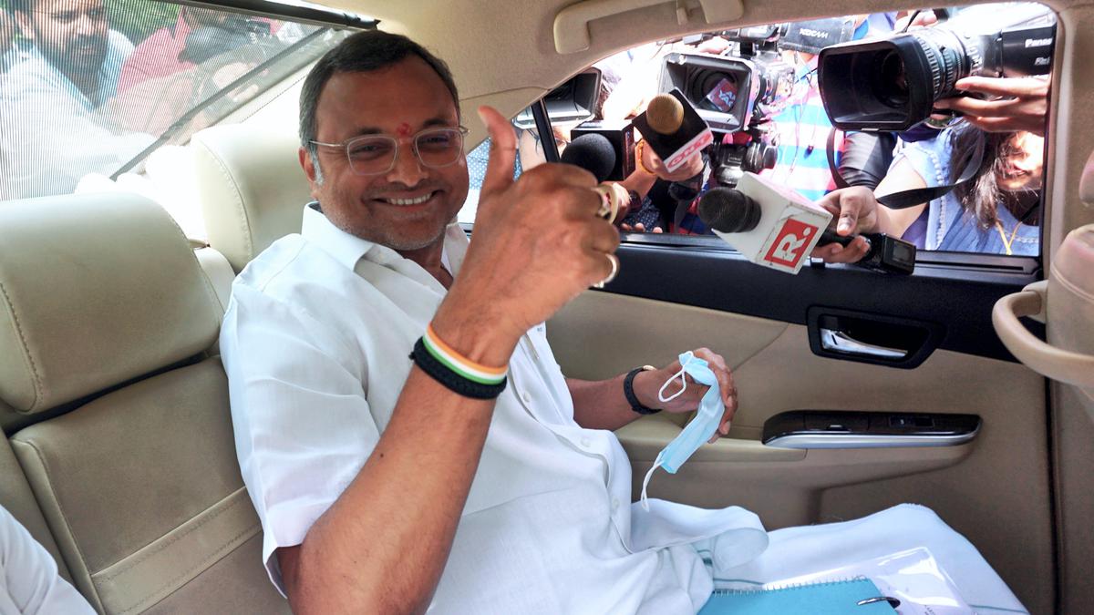 Chinese visa scam | Karti Chidambaram appears before CBI for second day