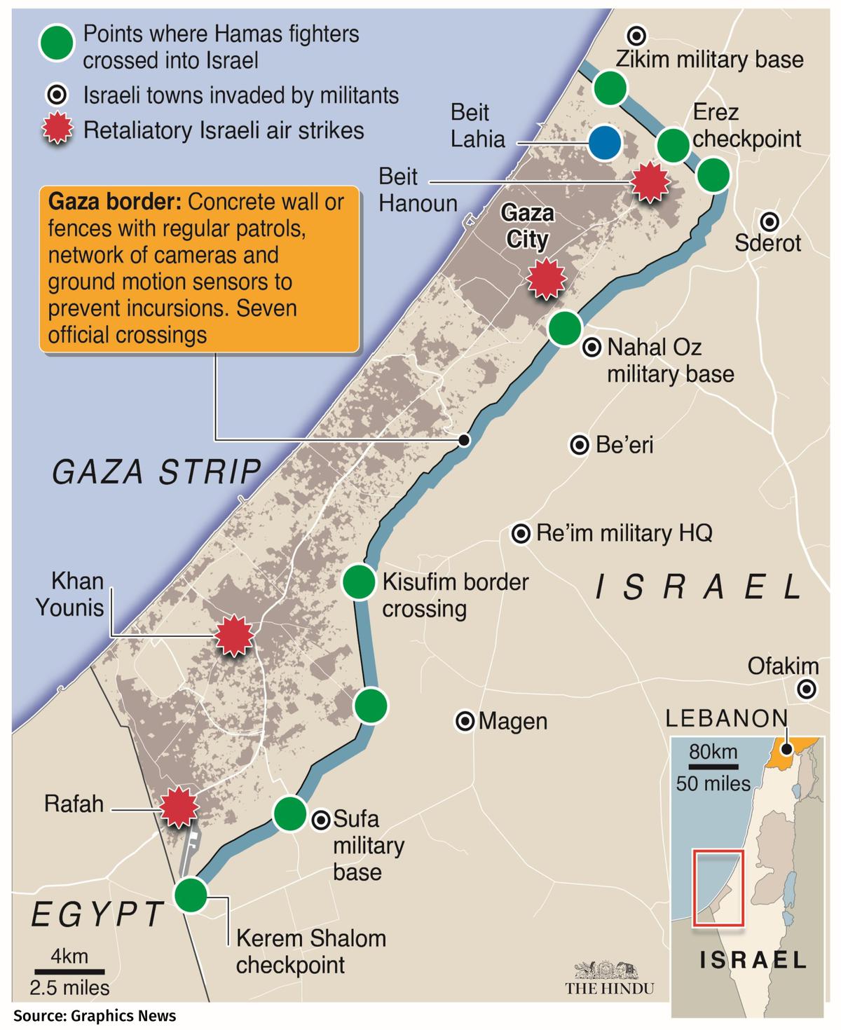 Israel-Hamas conflict: List of key events, day 2 after surprise attack, Israel-Palestine conflict News