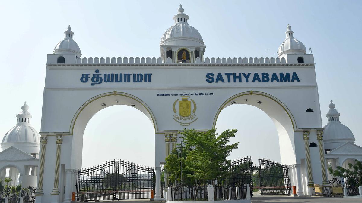Sathyabama varsity celebrates excellence day The Hindu
