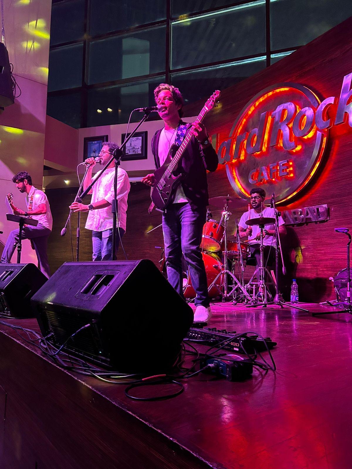 A show at Hard Rock Cafe 