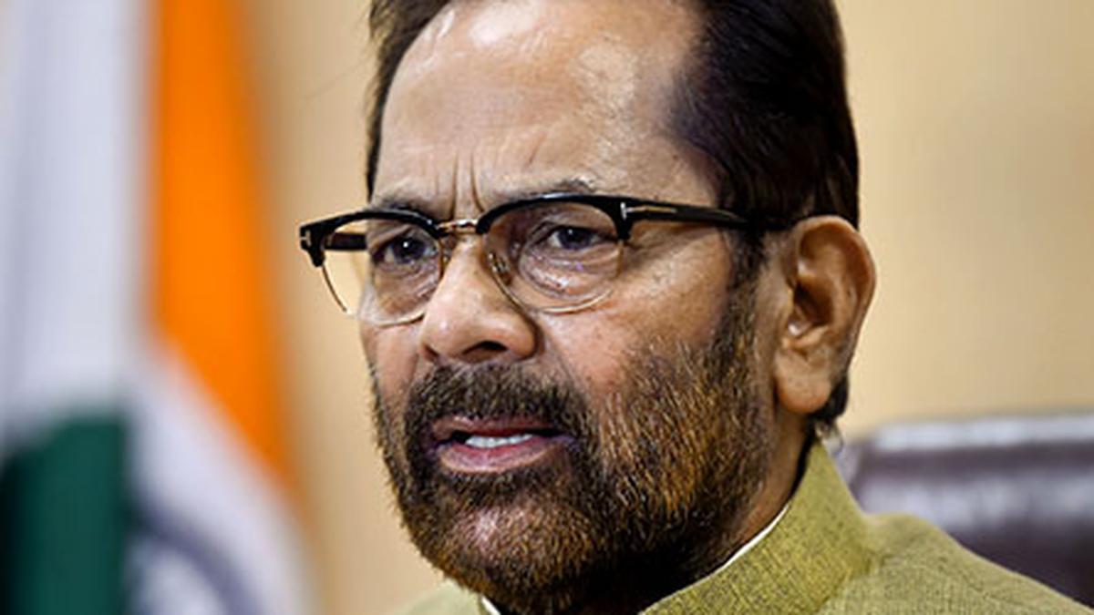 Deliberate disinformation drive being carried out against Parliament, constitutional institutions: Mukhtar Abbas Naqvi