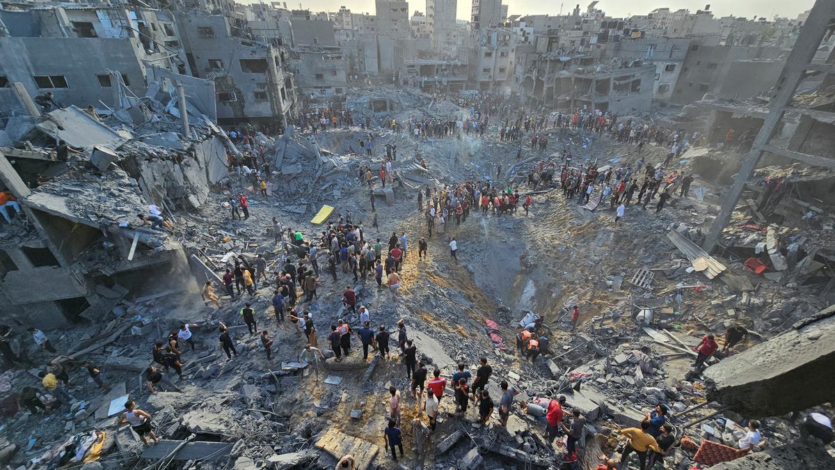 In pictures | Gaza’s biggest refugee camp in shambles after Israeli raids