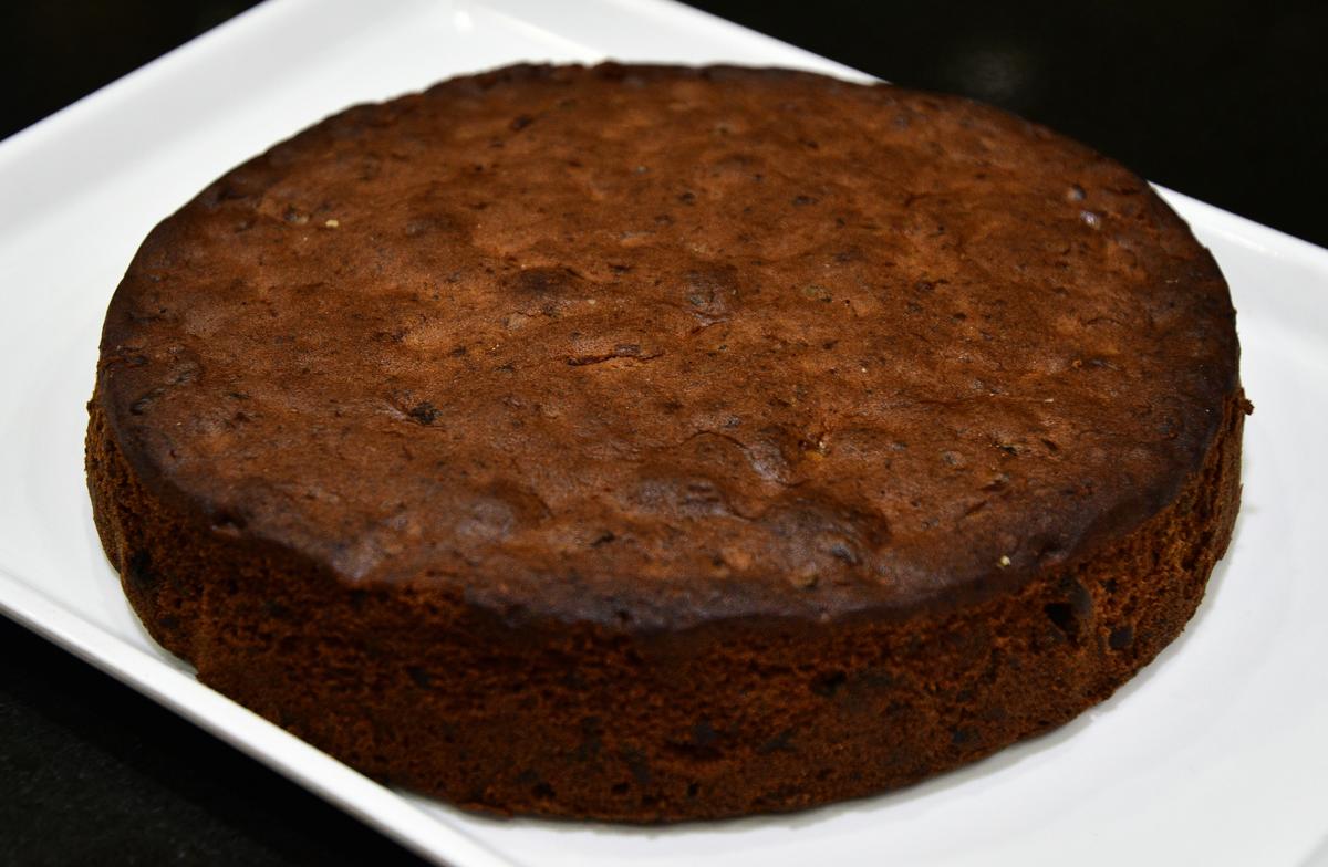 Plum cake made with dry fruits and fruit sauce, a specialty at Balaji &Co Bakes, one of the oldest bakeries in Coimbatore.