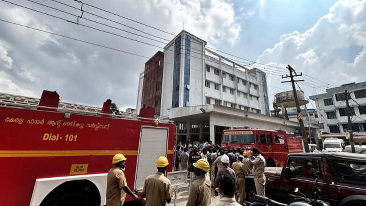 Fire at Thiruvananthapuram Medical College Hospital; none hurt