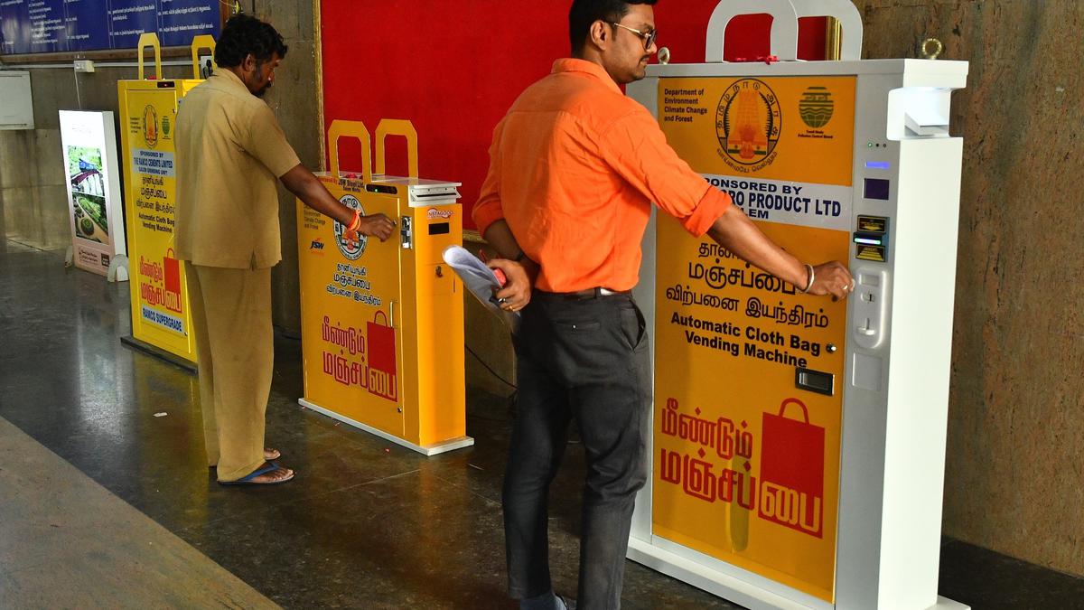Manjappai vending machines inaugurated at Salem Collectorate