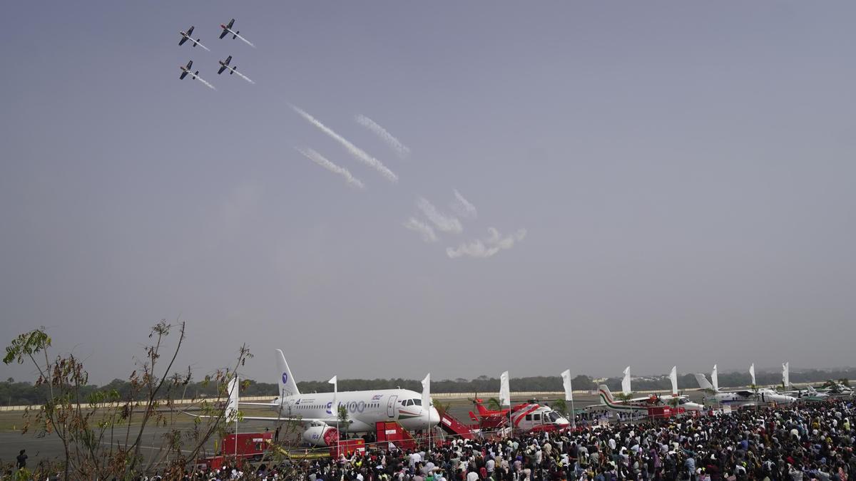 Aerobatic display steals the show in Hyderabad; 70,000 visitors attend Wings India 2026