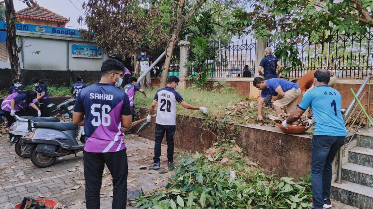 Premises of mini-Vidhana Soudha in Mangaluru cleaned