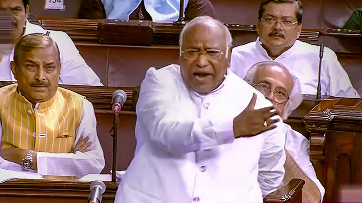 Summons to Mallikarjun Kharge a new low, says Congress