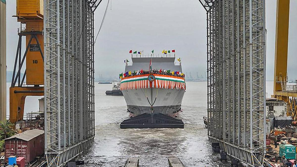 Indigenous stealth frigate ‘Taragiri’ delivered to the Indian Navy