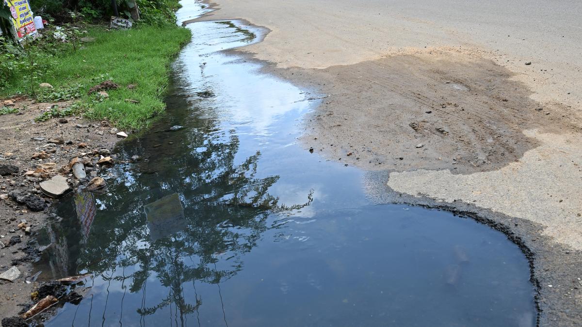 Water stagnation irks residents of K.K. Nagar in Tiruchi