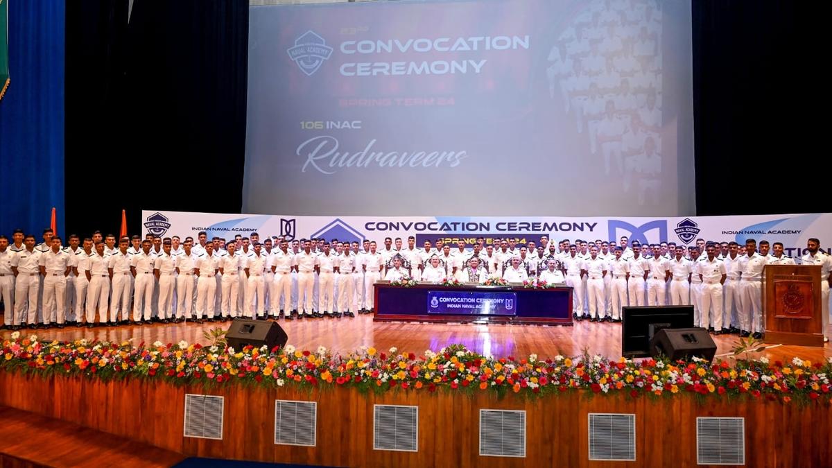 Convocation ceremony held at Indian Naval Academy