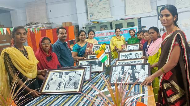 Art gallery for freedom fighters at Madanapalle women’s college