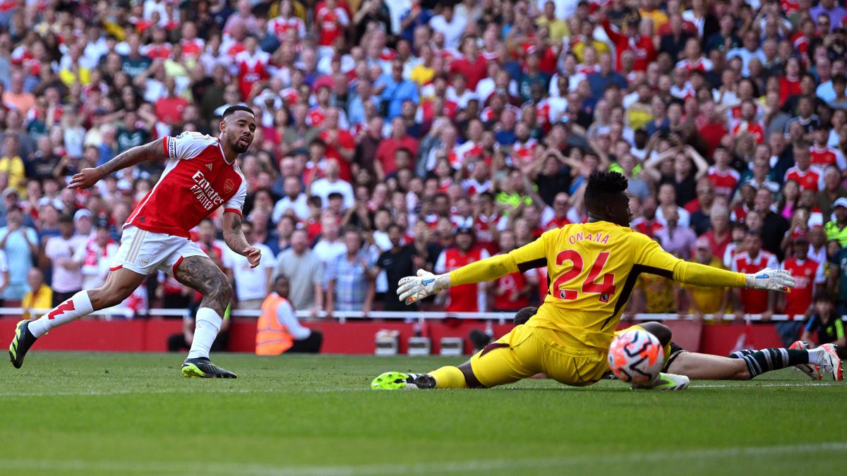 Rice, Jesus rating in stoppage time as Arsenal defeats Man Utd in thriller