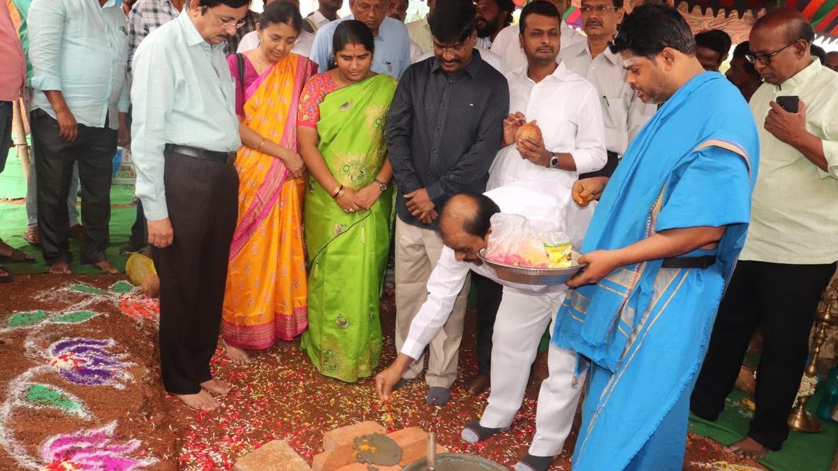 Stone laid for critical care center at Anantapur government hospital