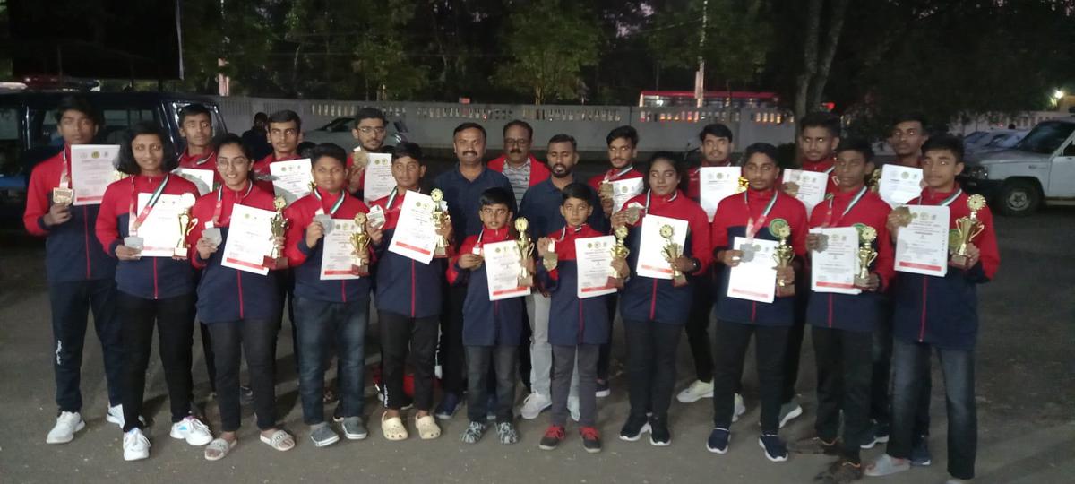 20 students of Hassan win medals at karate meet