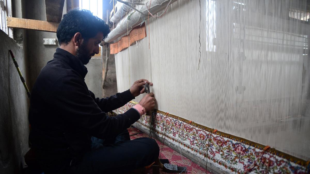 First ever GItagged Kashmir carpets flagged off to Germany The Hindu