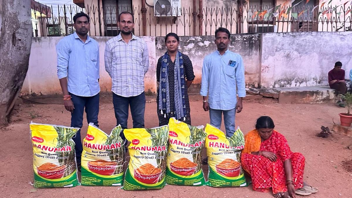 Elamma travelling on an RTC bus from Hyderabad to Amangal was found carrying 150 bales of ganja, each weighing 20 kilograms. Elamma travelling on an RTC bus from Hyderabad to Amangal was found carrying 150 bales of ganja, each weighing 20 kilograms.