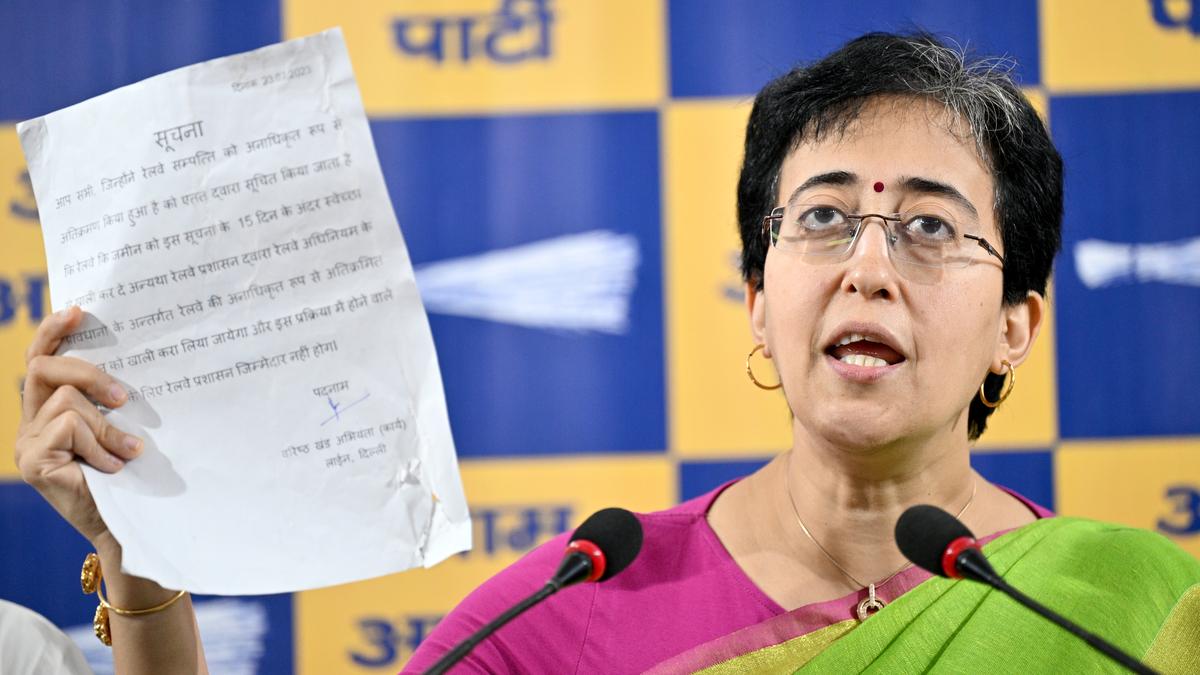 AAP says demolition notices issued to slum clusters in Shalimar Bagh, Shahdara, slams BJP