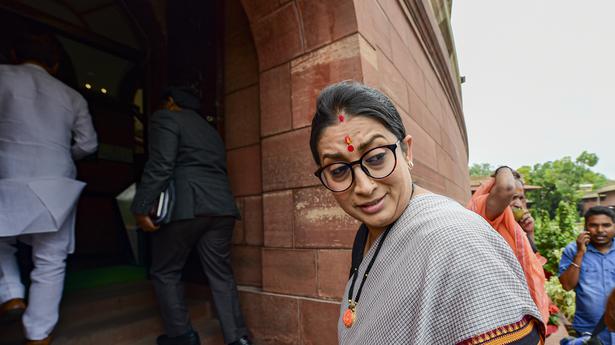 No provision in rules or proposal to include menstrual leave: Smriti Irani