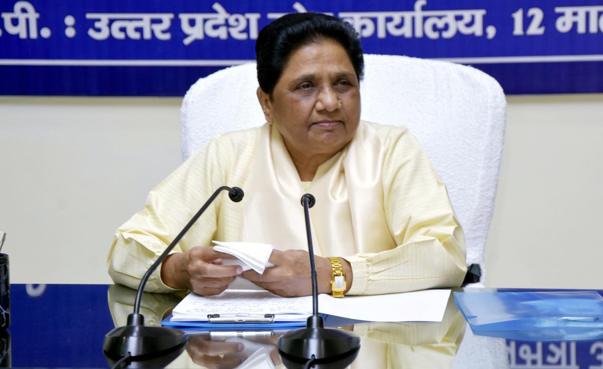 Raising Uniform Civil Code issue before Gujarat polls shows BJP’s condition not good: Mayawati