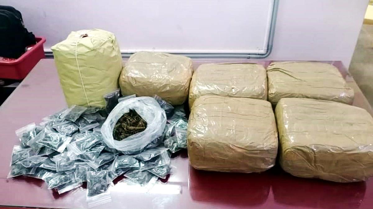 Six held; 60 kg ganja worth ₹6 lakh seized in Andhra Pradesh’s Punganur