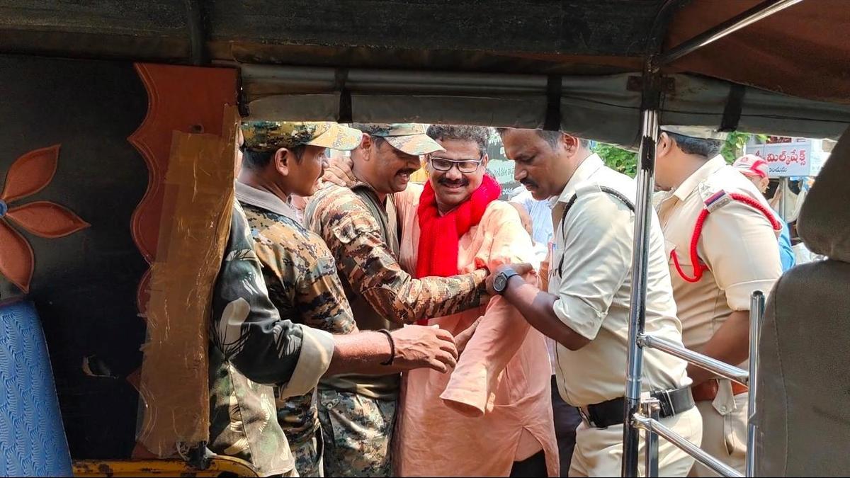 Left leaders arrested during protest against cargo airport in Srikakulam district