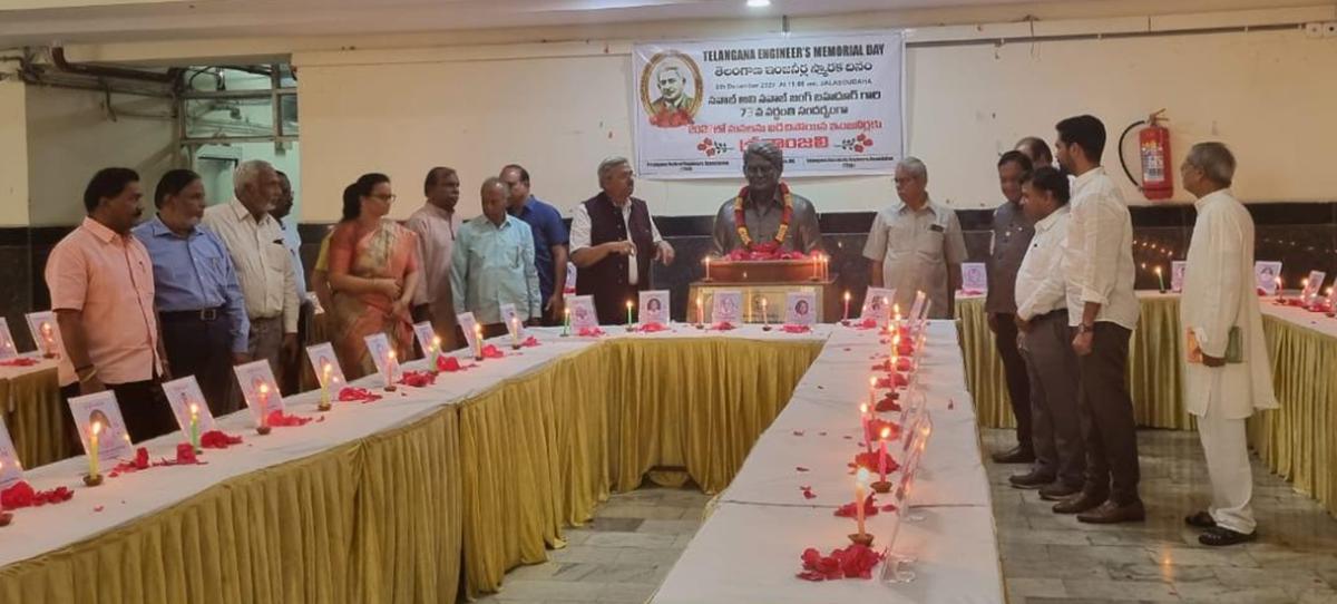 Telangana Engineers Memorial Day observed