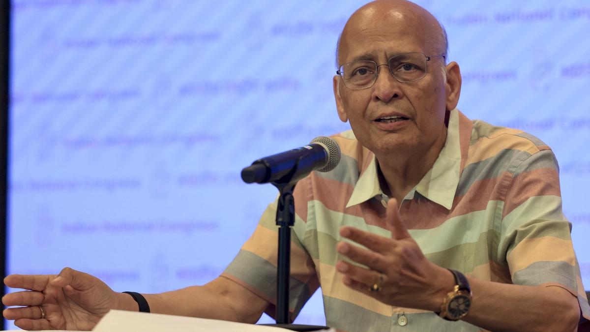 ECI is shooting the messenger and ignoring the message, says Congress’s Abhishek Singhvi