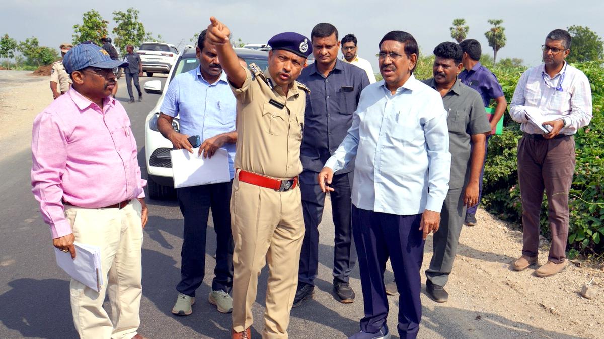 Andhra Minister Narayana inspects roads ahead of PM Modi’s visit to Amaravati