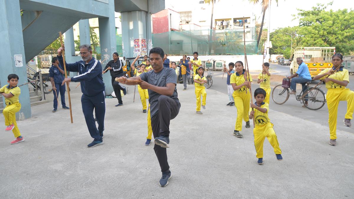 A photographer by profession, a Silambam teacher by passion