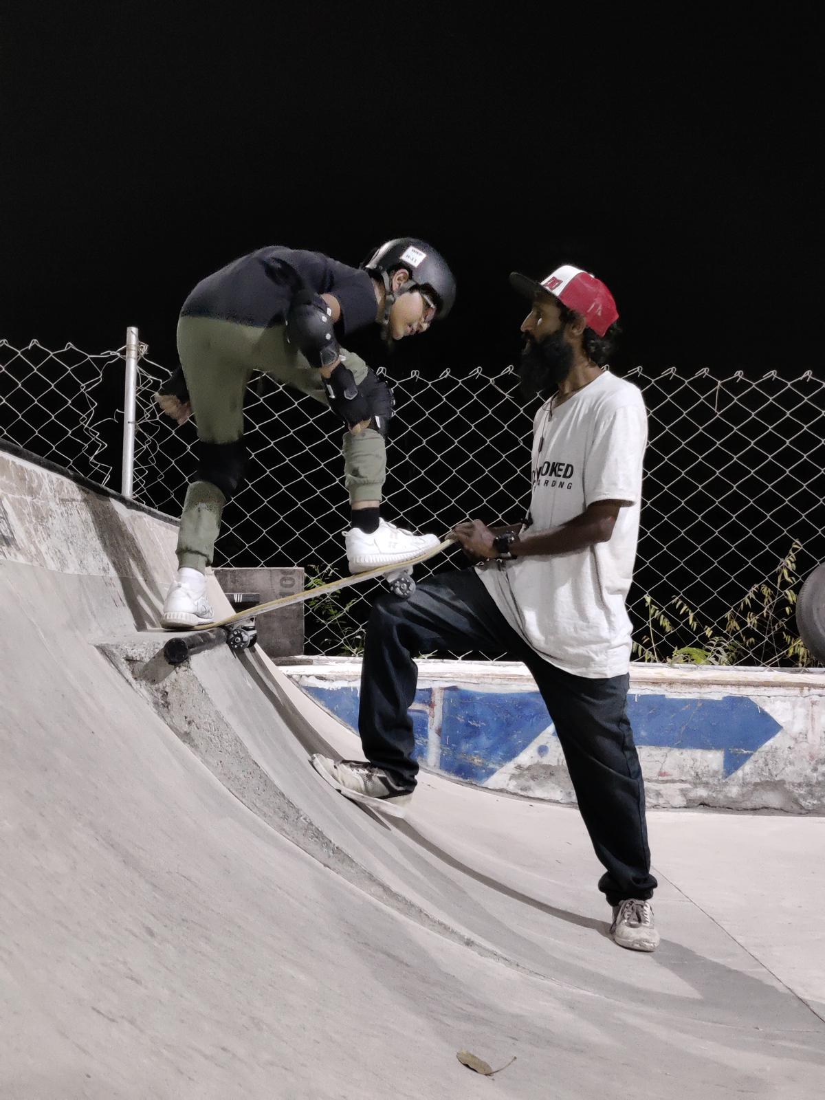 A training session underway at Wallride Park, Hyderabad