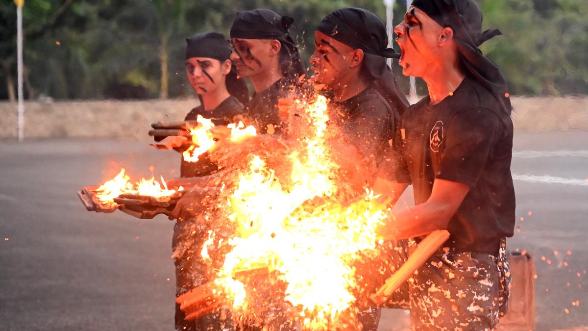 INA cadets showcase stunning training display