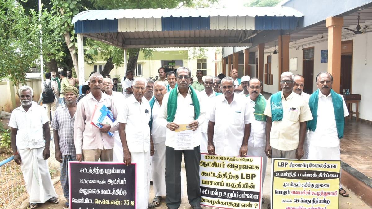 Farmers warn legal action against persons disrupting LBP canal modernisation project