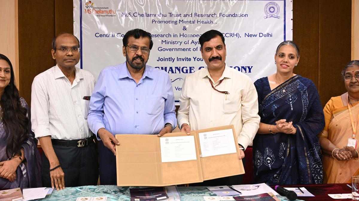 MoU signed for study on reducing alcohol dependency using homeopathic techniques