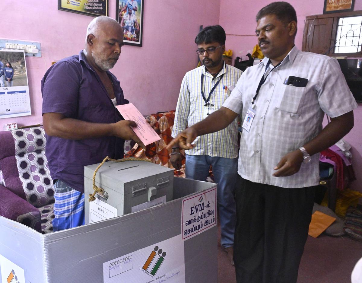 Casting of postal ballots for senior citizens, differently-abled begins in Virudhunagar district