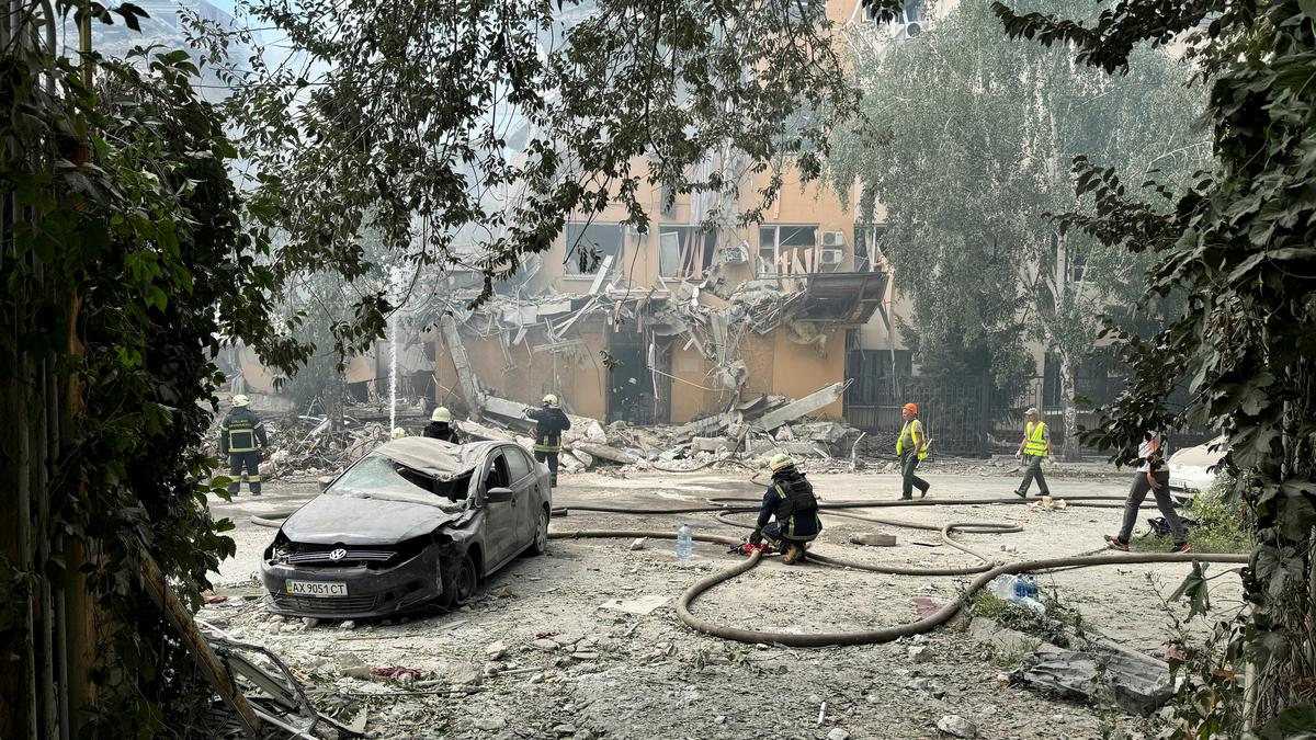 Two killed in Russian missile attack on Kyiv