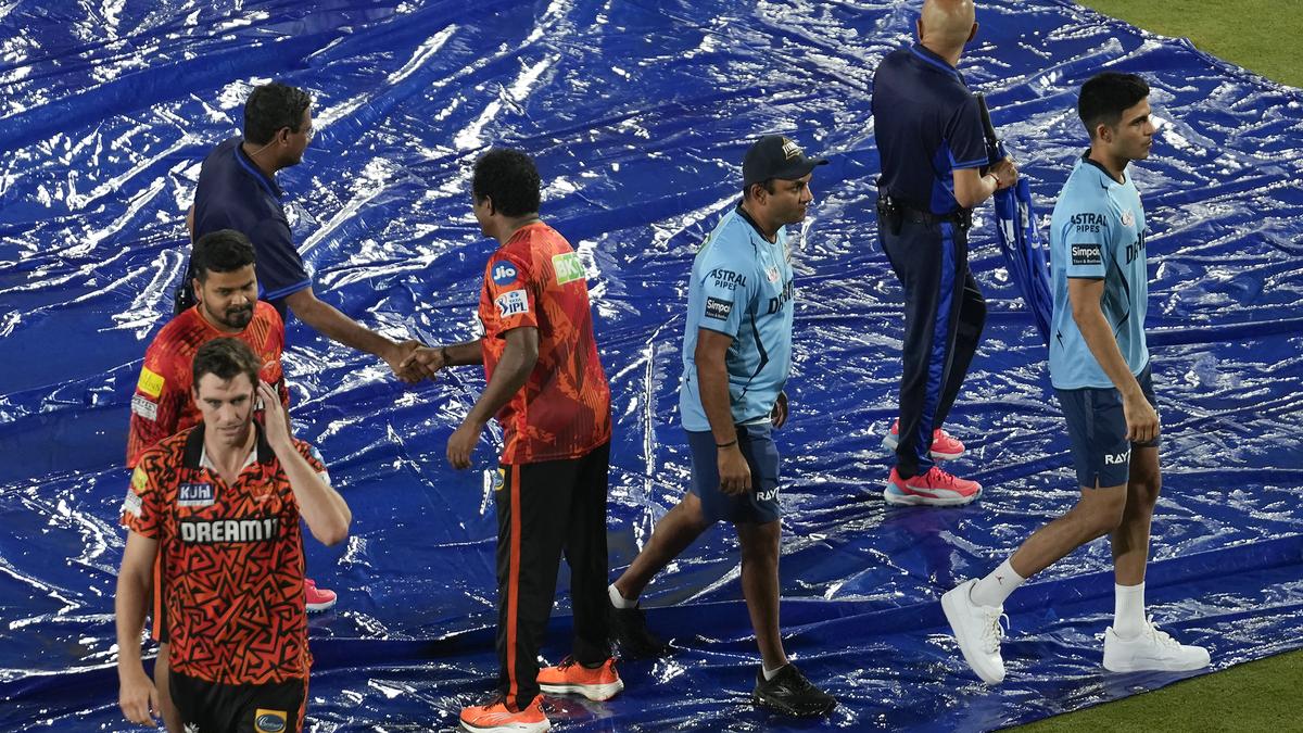 IPL-17, SRH vs GT : match Sunrisers-Titans emporté par la pluie ;  Les hommes de Cummins accèdent aux séries éliminatoires