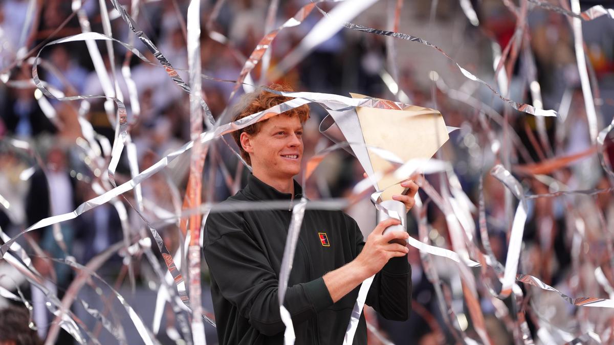 Sinner thrashes Zverev in Madrid to claim record fifth successive Masters title