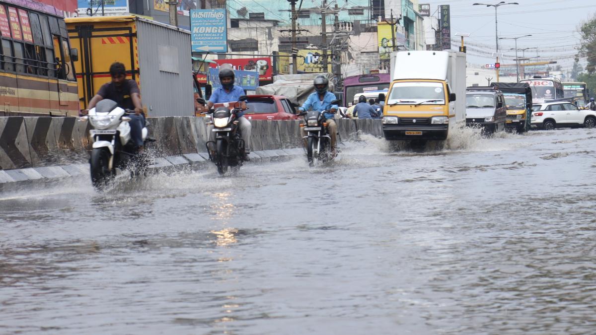 Rain provides respite from heat in Tiruppur, Coimbatore