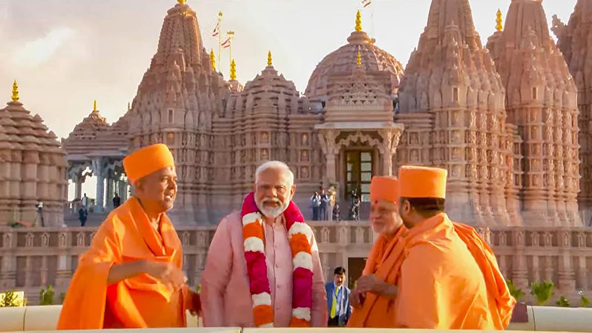 PM Modi inaugurates UAE’s first Hindu stone temple in Abu Dhabi