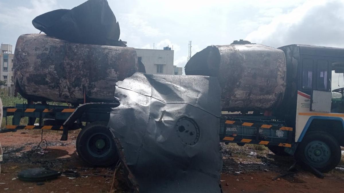 Uttar Pradesh native dies as tanker explodes during modification work near Coimbatore