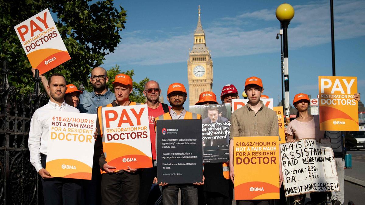 UK doctors launch five-day strike, ignoring PM’s plea​