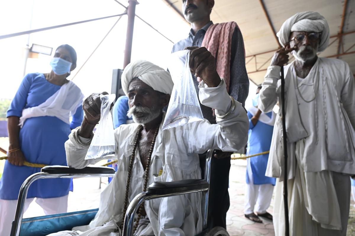 People at the two-day ‘Fish Prasadam’ at Nampally Exhibition Grounds in Hyderabad on Sunday, June 8, 2025. People at the two-day ‘Fish Prasadam’ at Nampally Exhibition Grounds in Hyderabad on Sunday, June 8, 2025.