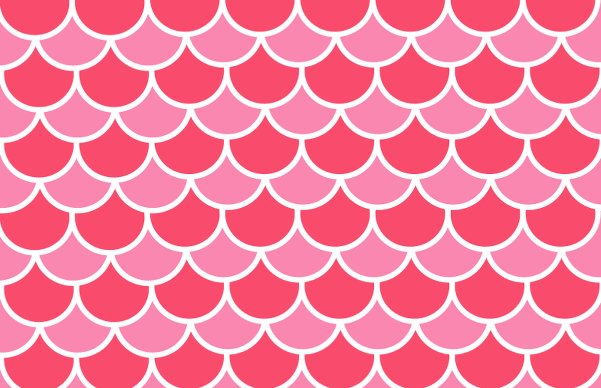 Place scales. Scalloped pattern PLC.