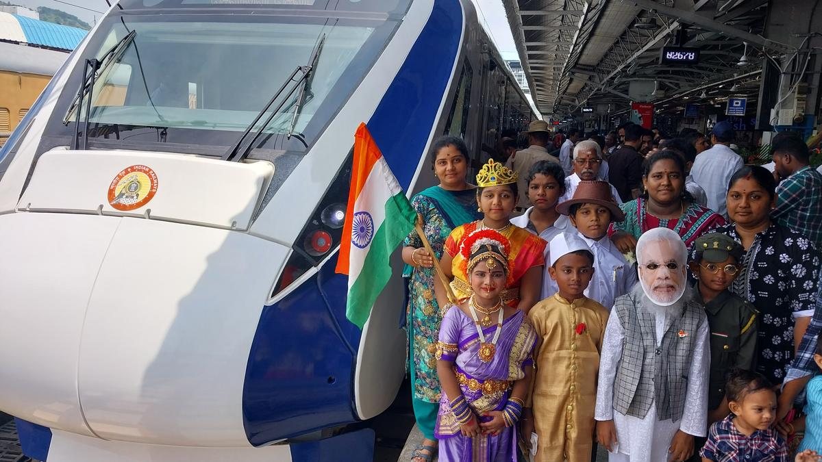 Prime Minister Narendra Modi virtually flags off Vijayawada-Chennai Vande Bharat Express train
