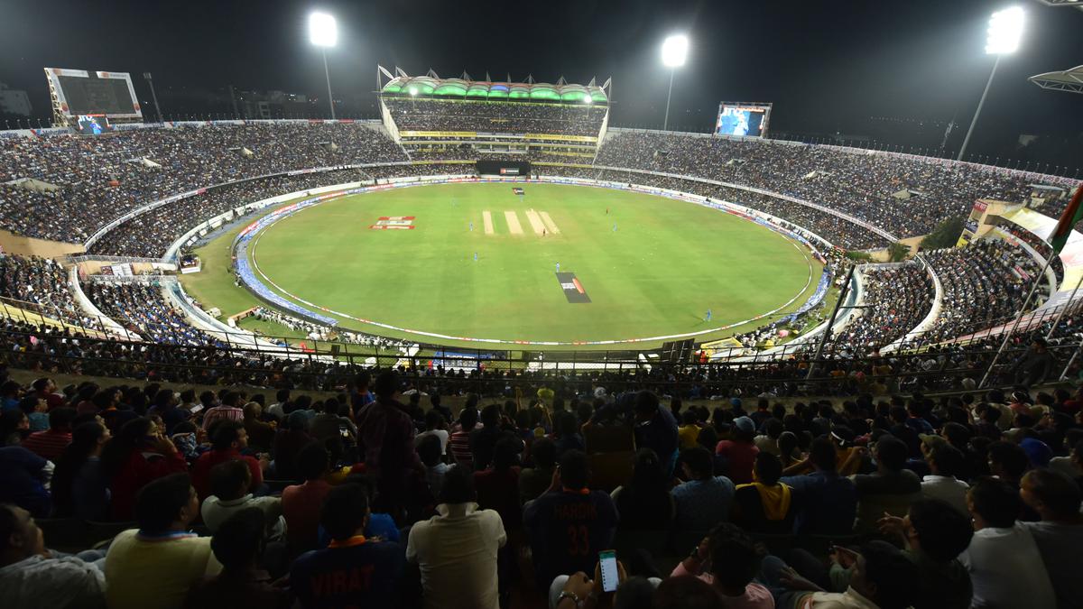 Rajiv Gandhi International Cricket Stadium filled to capacity