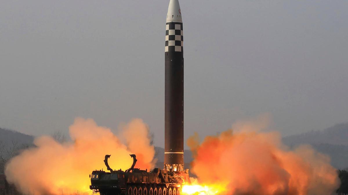 North Korea working on carbon-fibre ICBM for multi-warhead delivery, Seoul says